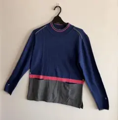 ネイビーグレー セーター