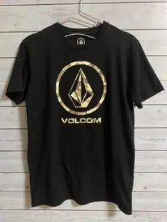 VOLCOM カモフラージュロゴ Tシャツ 黒