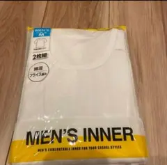 MEN'S INNER 半袖丸首シャツ 2枚組 Mサイズ