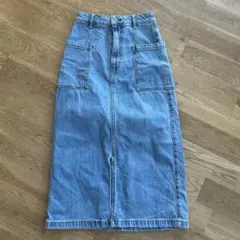 GU JEANS デニムロングスカートのサムネイル