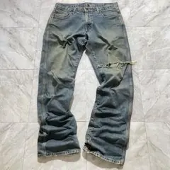 【希少/極上色落ち】90s Y2K VOLCOM メキシコ製 クラッシュデニムのサムネイル