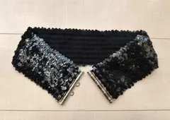 【未使用】　スパンコール　ベルト　ブラック　黒　フリーサイズ