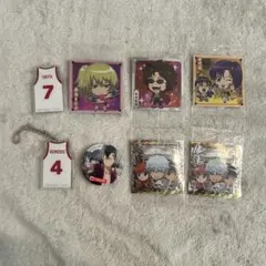 銀魂 ウエハースシール 缶バッジ キーホルダー セット