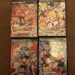 ドラゴンボールZ スパーキング メテオ などPS2ソフト 4本セット