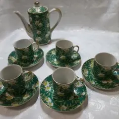香蘭社 つごもり草 コーヒー碗皿 5客セット 絵変わり 金彩 - メルカリ