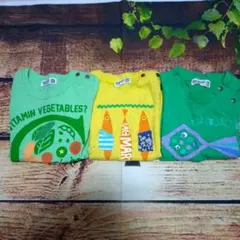 美品！80cm ラグマート　半袖Tシャツ 3本セット