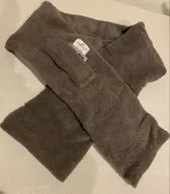 【新品✨】LIBERIA ボアマフラー ループマフラー グレー　防寒　秋冬