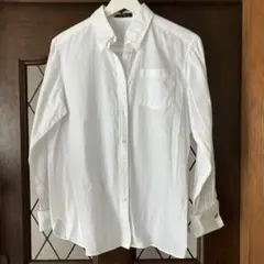 ホワイトシャツ Mサイズ ポケット付き