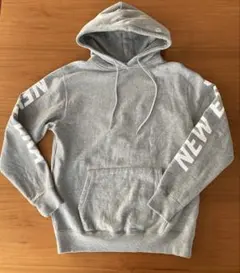 NEW ERA ニューエラ　プルオーバーフーディー グレー パーカー　M