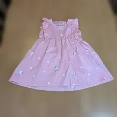 Hello Kitty ピンク ノースリーブ ワンピースのサムネイル