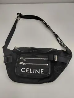 ◎本物 美品 CELINE ナイロン トレッキング ブラック ウエストバッグ