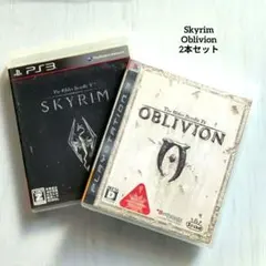 PS3　Skyrim＆Oblivion　2本セット　プレステソフト　レトロゲーム