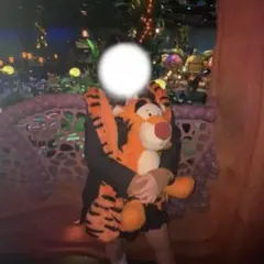 ディズニー　ティガー　マフラーキャップ ファンキャップ