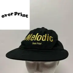 OVER PRINT/オーバープリント　キャップ 黒