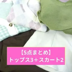 【まとめ売り】earth ハニーズ 5点セット 着回し トップス スカート