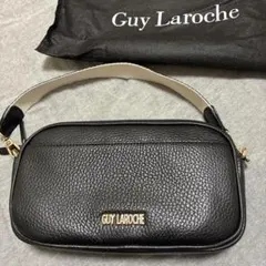 Guy Laroche 本革ブラック2WAYショルダーバッグのサムネイル