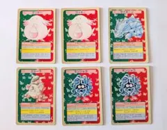 トップサン ポケモンカード 裏面青 緑 まとめ売り 6枚セット
