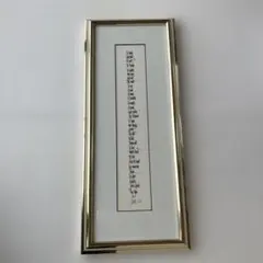 金色フレーム 作品