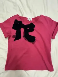 LANVIN en Bleu リボン Tシャツ ピンク 38 Mサイズ