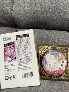 HUNTER×HUNTER アクリルブロック バースデー ヒソカ缶バッジ セット