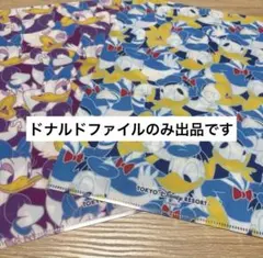 東京ディズニーリゾート ドナルド クリアファイルのサムネイル