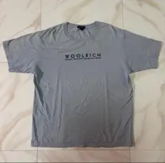 WOOLRICH ウールリッチ 半袖Tシャツ ロゴプリント ブルーのサムネイル