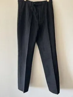 ウール混紡 ダークグレー カジュアルパンツ/レディースMサイズ