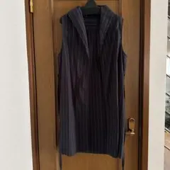 ダークブルー ピンストライプ ベスト