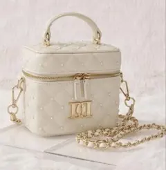 darich キルティングパールスクエアミニバッグ