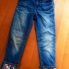 gapkids 130サイズ　ビジュー付きデニム