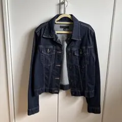 UNIQLOレディースダークブルー デニムジャケット Mサイズ