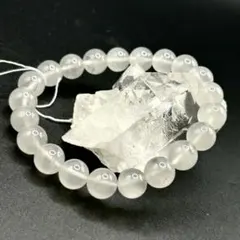 【高品質】ホワイトムーンストーン　9ミリ　天然石　パワーストーン　ブレスレット