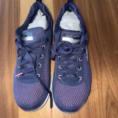 SKECHERS シューズ ネイビー ピンク ２３cm
