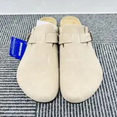 未使用ビルケンシュトック ボストン カーキ 約23.5 cm