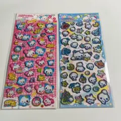 キャンディグリッターステッカー ぷくぷくあわわちゃん ハッピーマーチ