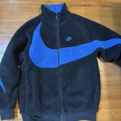 Nike リバーシブル ボアジャケット ブラック ブルー