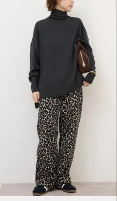 ジャーナルスタンダードレリューム レオパードジャガードパンツ