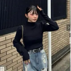 【新品未使用】GRL ロングスリーブニットトップス[k9206d]