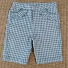 ギンガムチェック フリル ショートパンツ 90cmのサムネイル