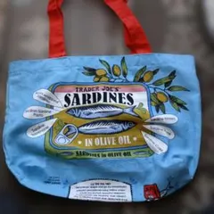 トレーダージョーズ　エコバッグ　サーディン柄
