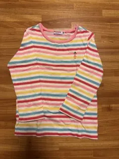 ミキハウス 長袖カットソー 100cm ストライプ