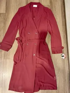 新品　シアー　トレンチ　ワンピ　2way EGOIST