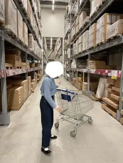 【Lugnoncure】ブルーセーター