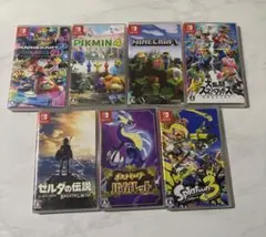 Nintendo Switch 人気ソフト7本セットまとめ売り スマブラ マリカ