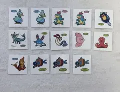 ポケモン シール みずタイプ 14枚セット