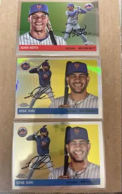Topps Juan Soto Jose Siri メッツ 3枚 ファン ソト
