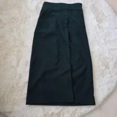 ダークグリーン コーデュロイ タイトスカート