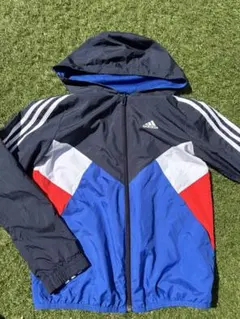 adidas ウインドブレーカー　ジャケット 140cm