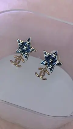 シャネル 星形ノベルティピアス