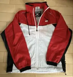 YONEX Uni ウィンドウォーマー 70058 赤・白　Sサイズ